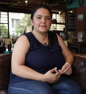 Juanita Vergara, egresada del programa de Administración de Negocios Internacionales